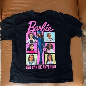 Barbie Black T-Shirt with Pink Accents